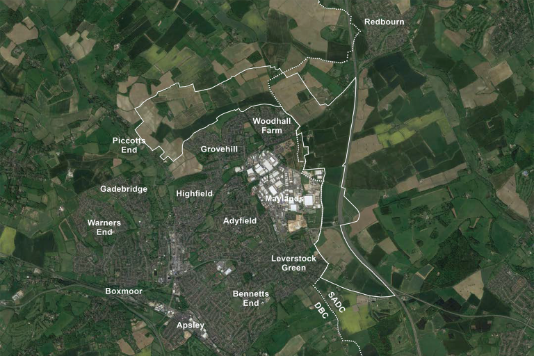 HEMEL GARDEN COMMUNITIES The Grovehill Community site