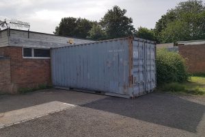 SHIPPING CONTAINER AT YOUTH CENTRE